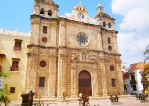 Iglesia de San pedro Claver de Cartagena de Indias, Bolívar, Colombia.