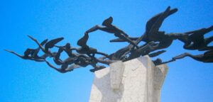 Monumento a Los Alcatraces en Cartagena de Indias, Bolívar, Colombia