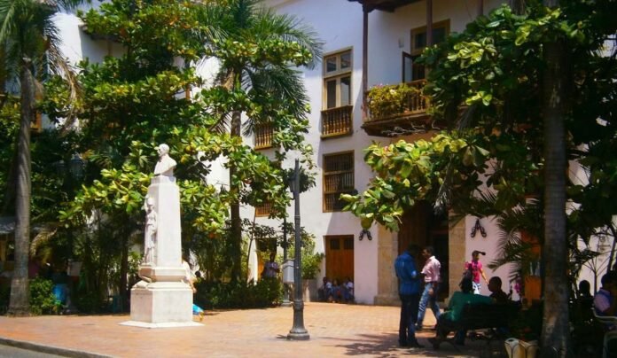 Plaza de los estudiantes de Cartagena de Indias-bolívar-colombia