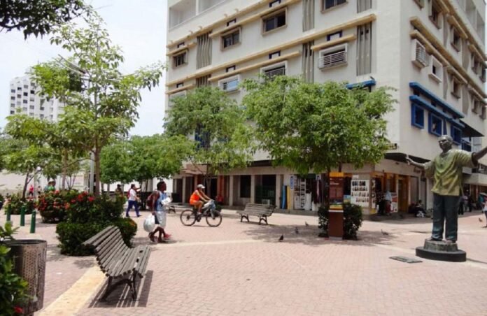 Plaza Joe Arroyo de Cartagena-Colombia
