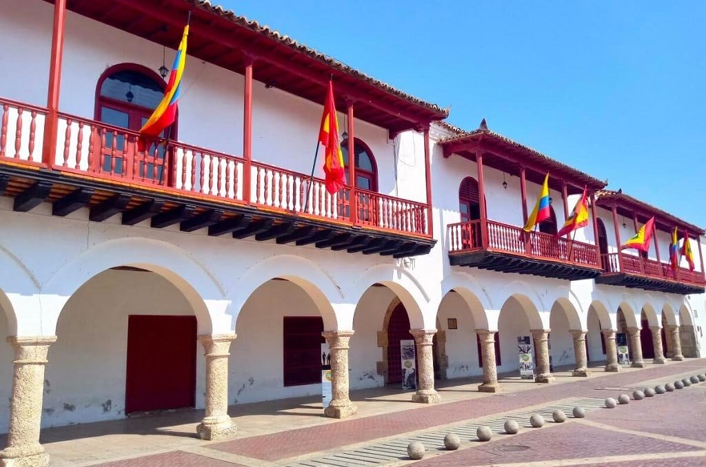 Palacio de la aduana de cartagena, colombia