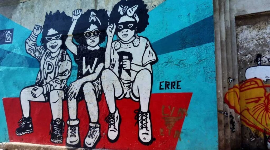 Calle de la Sierpe, cuna del arte grafitero de cartagena