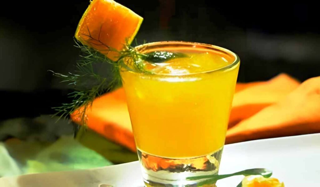 Cóctel de aguardiente llanero con carambola