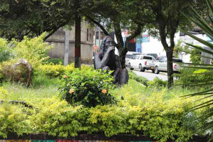 Sculpture of the Mohán in the Mohán Park of Ibague