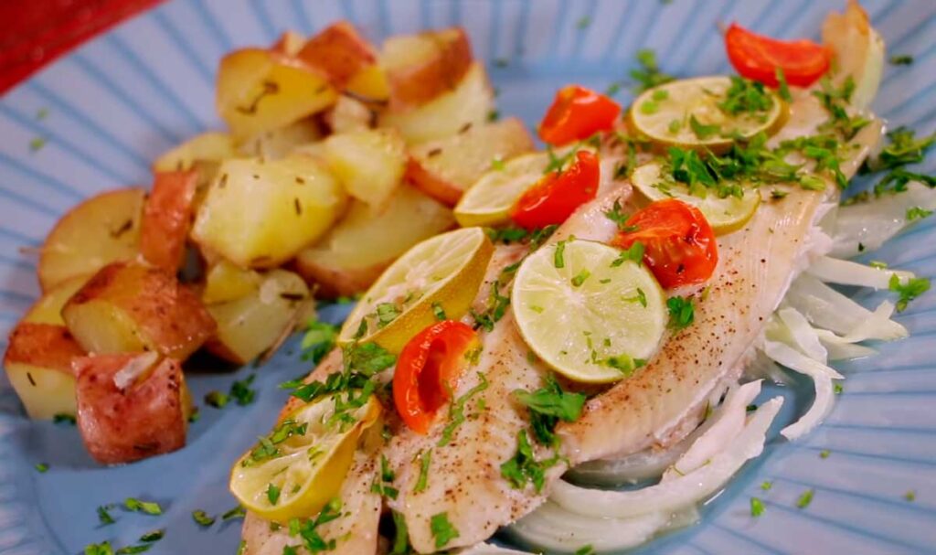 Baked Pomfret recipe