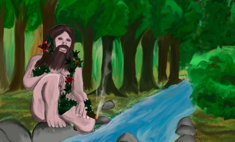 leyenda colombiana del Mohán o poira