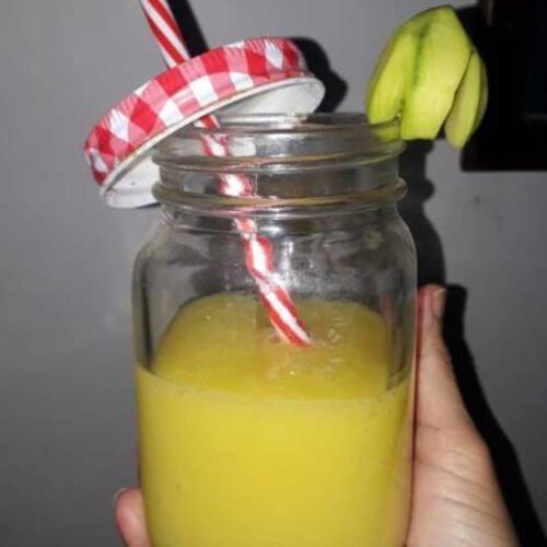 jugo de mango verde