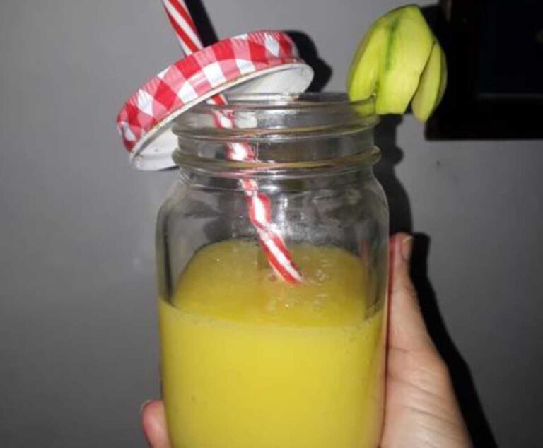 jugo de mango verde