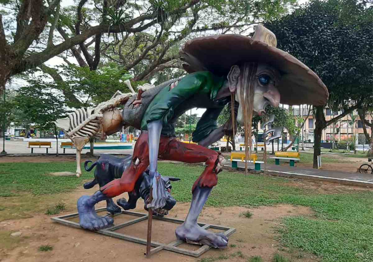 Silbon Sculpture in Acacias, Meta, Colombia.