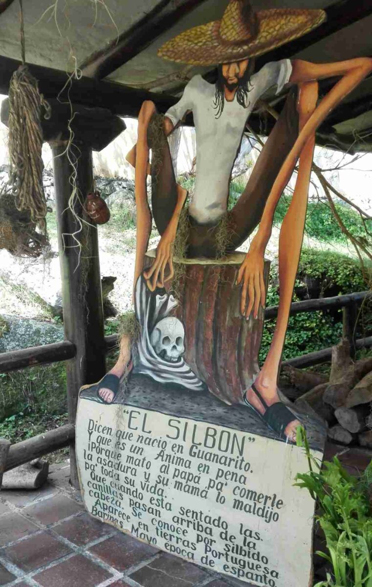 Representation of The Whistler in the Alexis Park and the Venezuela of yesterday -Merida, Venezuela.