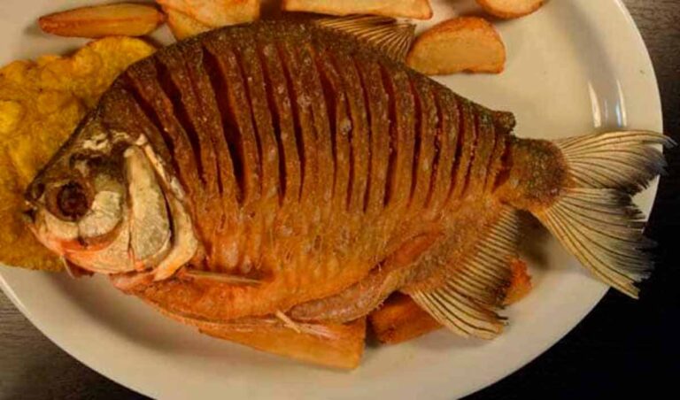 Fried Cachama (Fried Gamitana) Colombian Recipe - Cachama Frita (gamitana Frita)
