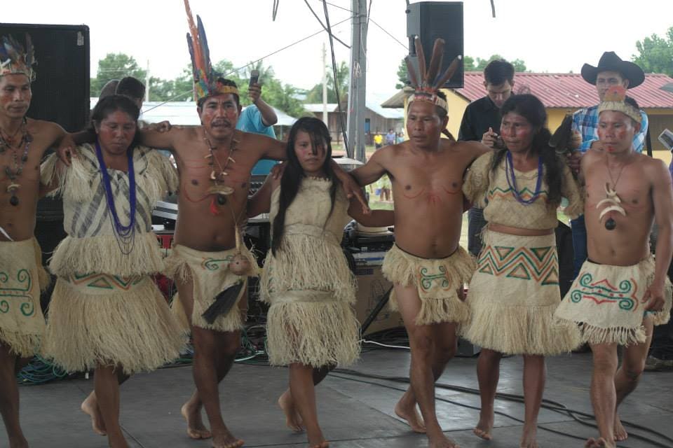 Danzas indigenas en el Festival Cultural Indígena y Reinado del Cumare