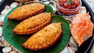 Empanadas de Cangrejo o Crab patties receta colombiana.