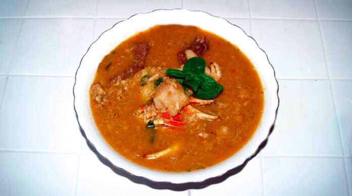 Sopa de cangrejo-crab soup