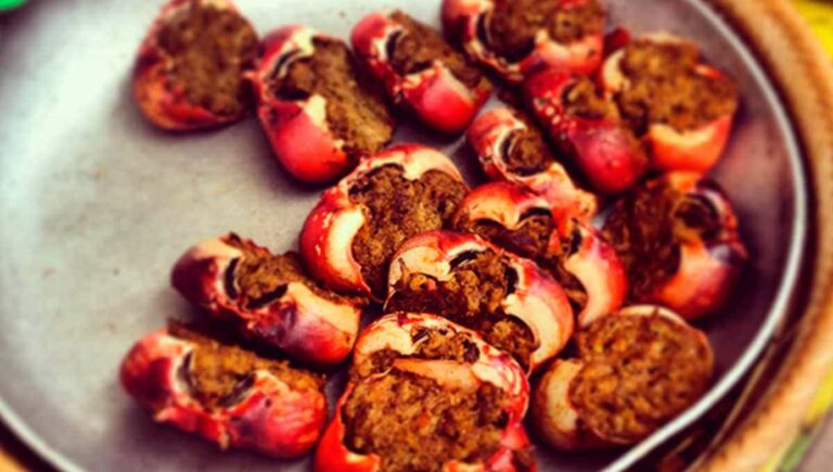 Crab backs o cangrejos rellenos receta colombiana