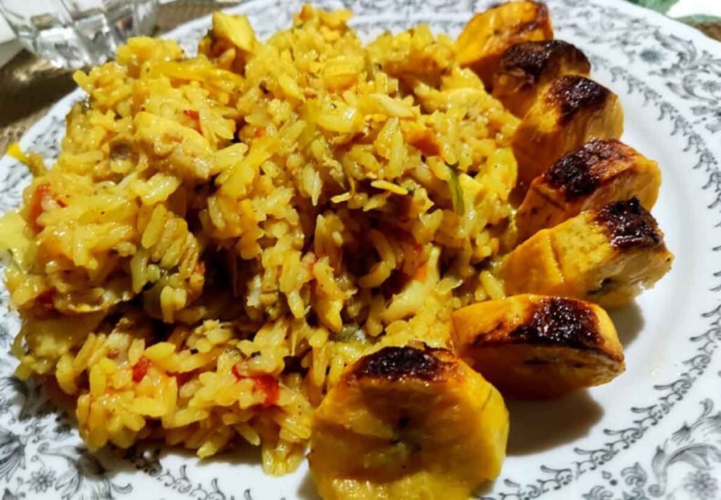 Arroz de coroncoro ahumado receta colombiana