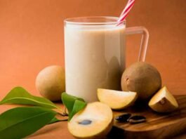 Jugo de Níspero receta colombiana