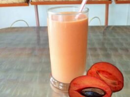 Jugo de Zapote receta colombiana