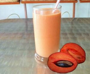 Jugo de Zapote receta colombiana