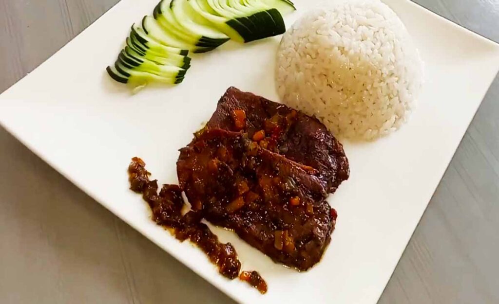 Lengua puyada receta colombiana