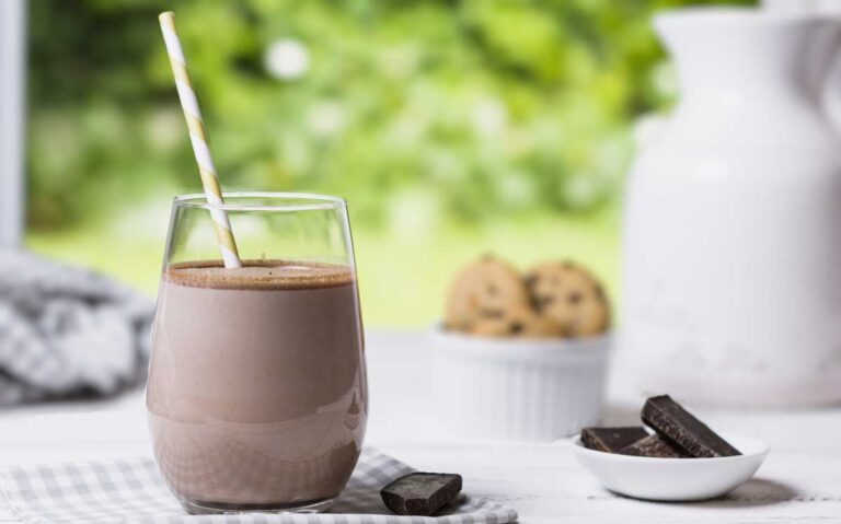 Chocolate con leche de coco