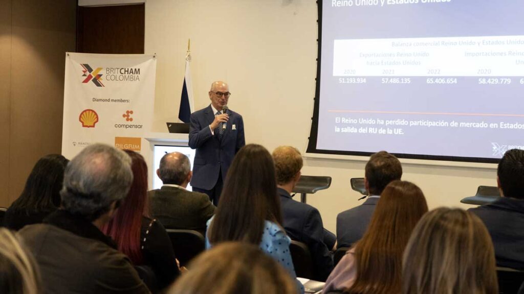 Colombia como plataforma empresarial en América para Reino Unido.