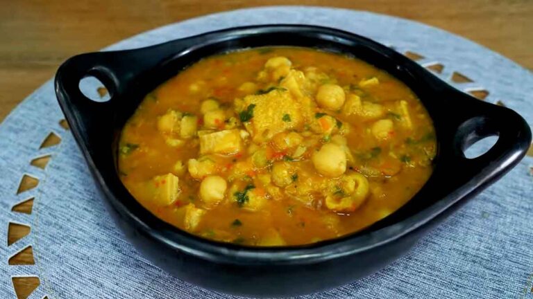 Callos con garbanzos santandereanos receta colombiana