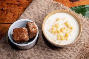 Mazamorra Paisa receta colombiana