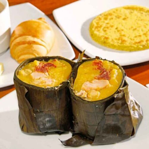 Tamales santandereanos receta colombiana