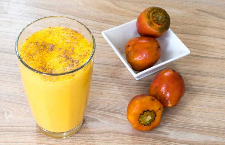 receta de Jugo de chontaduro
