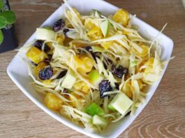 Ensalada de repollo y piña receta colombiana