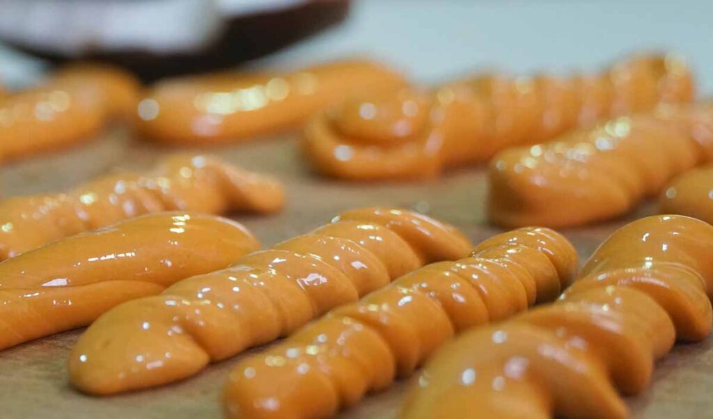 Melcochas receta colombiana