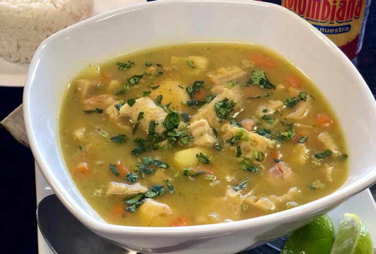 Mondongo paisa o sopa de mondongo o callo