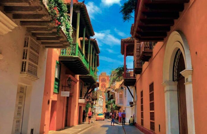 Calle de la Mantilla de Cartagena leyenda