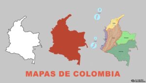 Mapas de Colombia para Tareas escolares