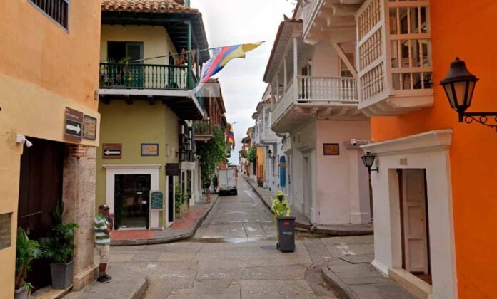 Calle de la Factoría de Cartagena donde el Coche endemoniado desaparecía cada noche.