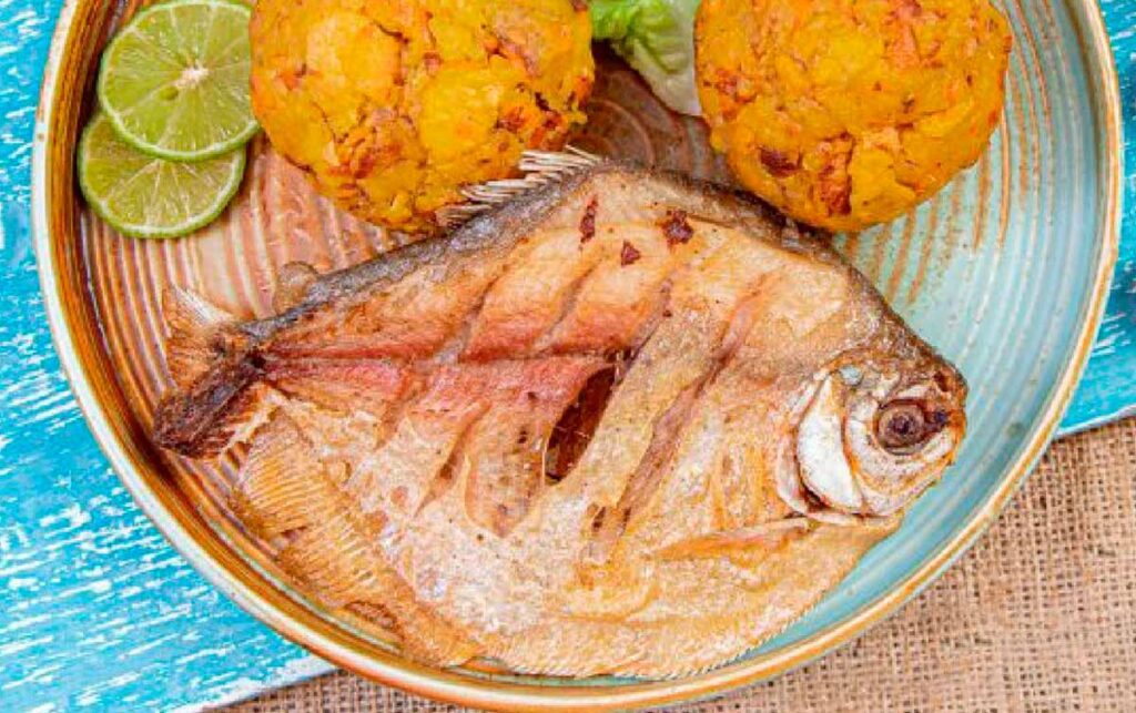 Receta con pescado de semana santa Palometa frita