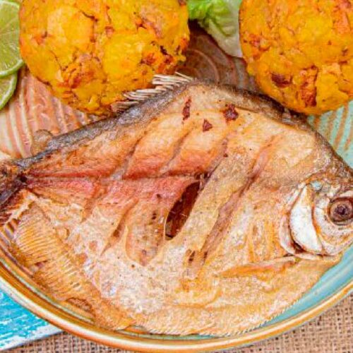 Fried pomfret Easter recipe