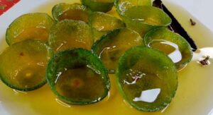 Cascos de limón receta colombiana