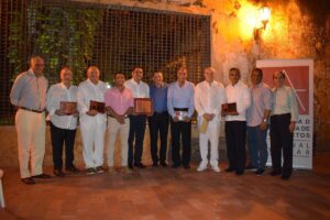 Ceremonia de homenaje a Juan Carlos López Barreto, Humberto Rodríguez Puente, Ernesto Poveda García, Daniel Saavedra, Ricardo Amín Jattin