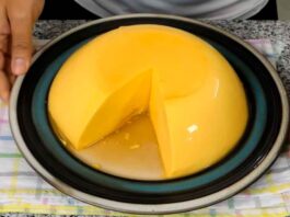 Flan de mango receta colombiana