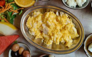 Huevos revueltos receta