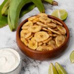 Tajadas de plátano verde receta colombiana