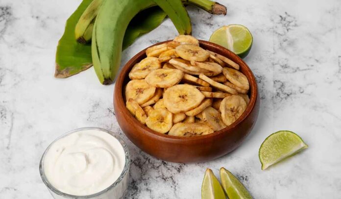 Tajadas de plátano verde receta colombiana