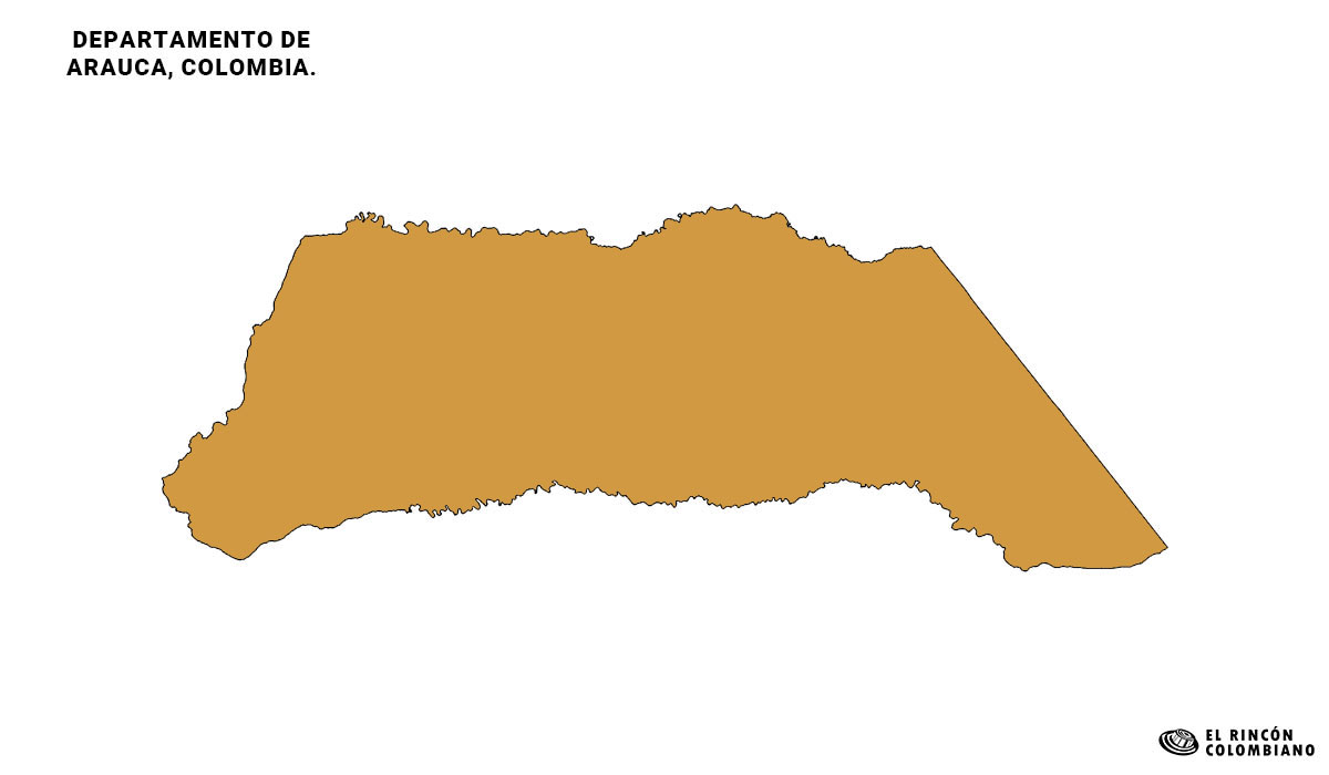 Mapa del Arauca con color.