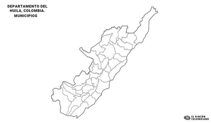 Mapas del Departamento del Huila - El Rincón Colombiano