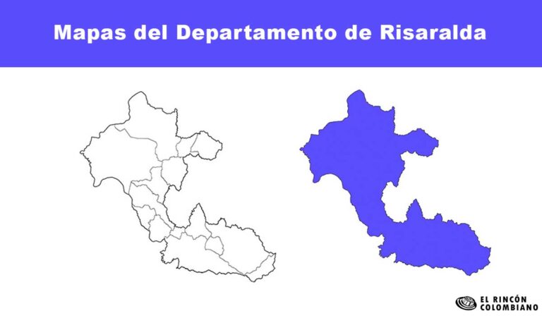 Mapas de departamento de Risaralda.