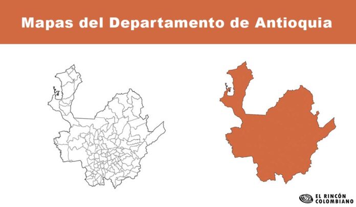 Mapas del departamento de Antioquia