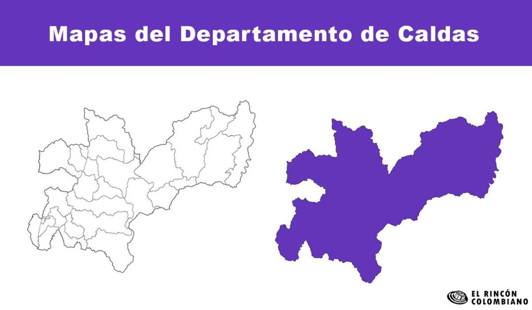 Mapas del Departamento de Caldas - El Rincón Colombiano