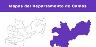 Mapas del departamento de Caldas